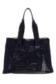 Navy blue raffia East-West Summer Banana shopping bag CHLOE (CH26US904P08)