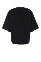Black twill and jersey t-shirt DOLCE & GABBANA (F8W13TGDDVP)