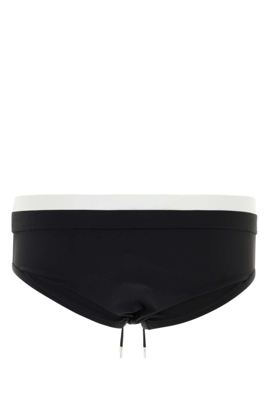 Black stretch nylon swimming brief DOLCE & GABBANA (M4F67JON0IL)