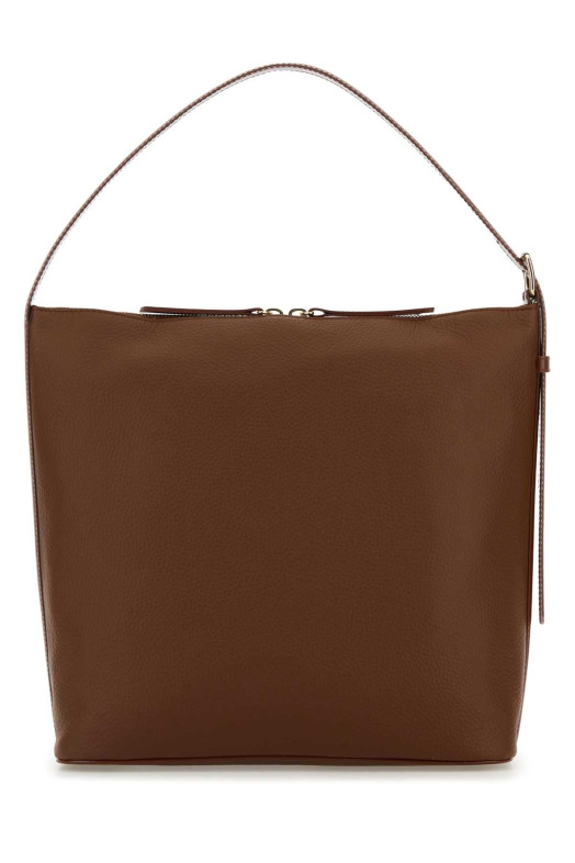 Brown leather Vera shoulder bag Multicolor A.P.C. (PXCBLF61902)