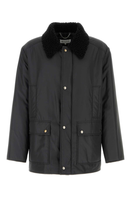 Graphite polyester padded jacket MAISON MARGIELA (S50AM0664S76420)
