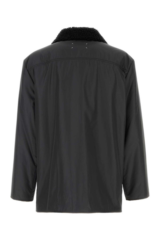 Graphite polyester padded jacket MAISON MARGIELA (S50AM0664S76420)