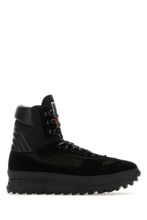 Black leather Climber sneakers MAISON MARGIELA (S57WS0479P6223)