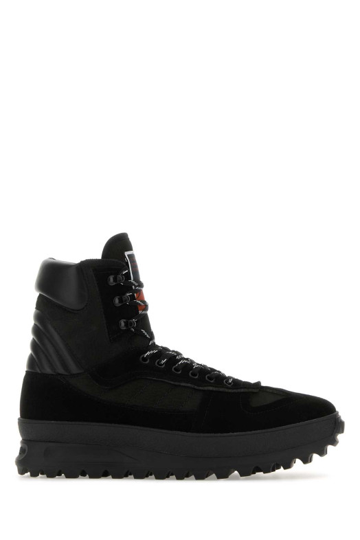 Черные кожаные кроссовки Climber от MAISON MARGIELA (S57WS0479P6223)