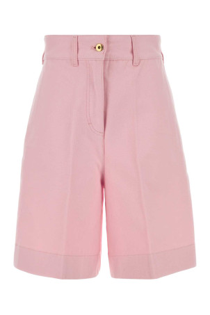 Pink cotton bermuda shorts PATOU (TR0520252)