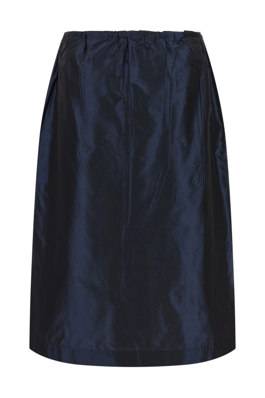 Юбка из тафты, синяя PRADA P170ZSOOO120MF0008