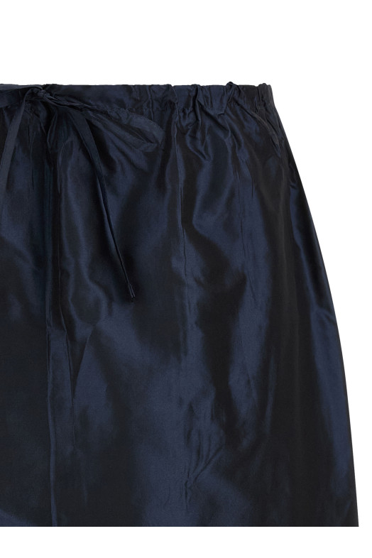 Юбка из тафты, синяя PRADA P170ZSOOO120MF0008