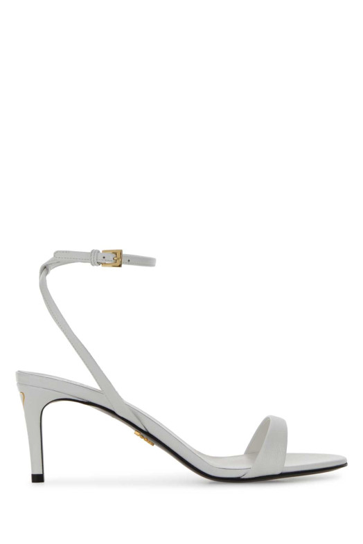 White leather sandals Black PRADA (1X286OF0653A9S)