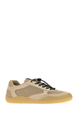 Beige leather and mesh Speedrock sneakers PRADA (2EE468FG0003ZM0)