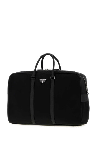 Black Re-Nylon travel bag Black PRADA (2VC0422DMH)