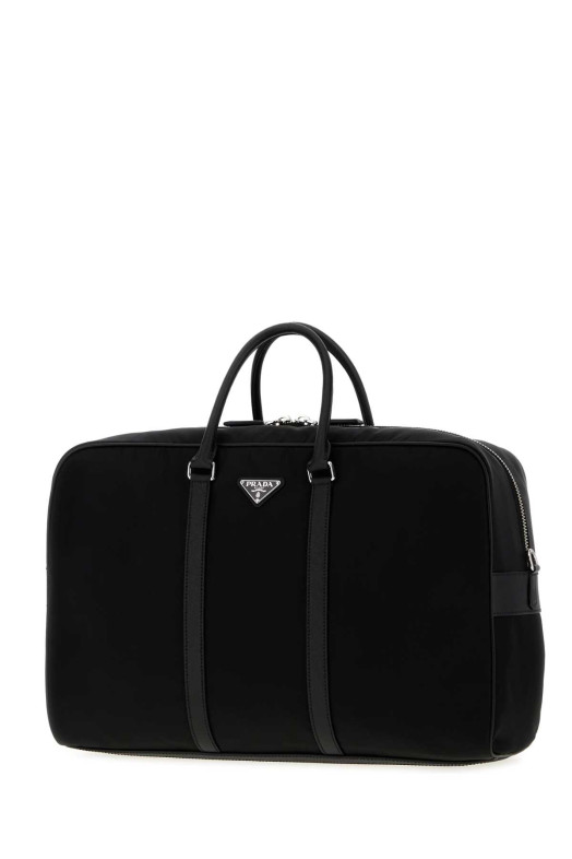 Black Re-Nylon travel bag Black PRADA (2VC0422DMH)
