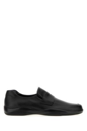 Black leather Toblach loafers Black PRADA (4D3612FD001070)