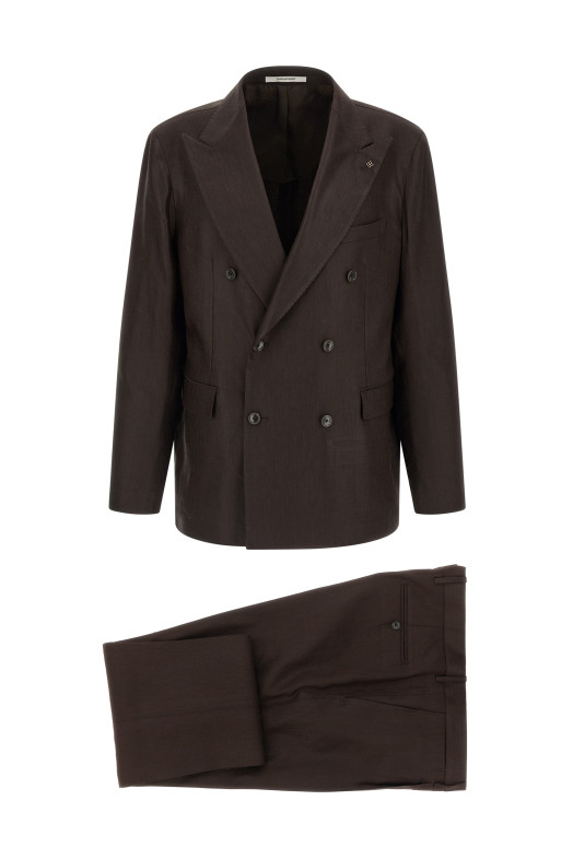 'Vesuvio' dress Brown