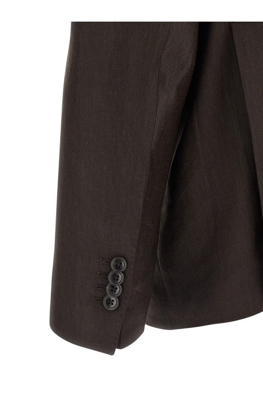 'Vesuvio' dress Brown