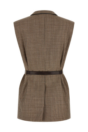 Жилет з ременями, бежевий BRUNELLO CUCINELLI MG5467259PC001