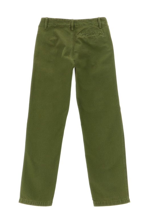 Брюки-карго из канваса, зеленые STONE ISLAND JUNIOR L2S163100001S0104V015G
