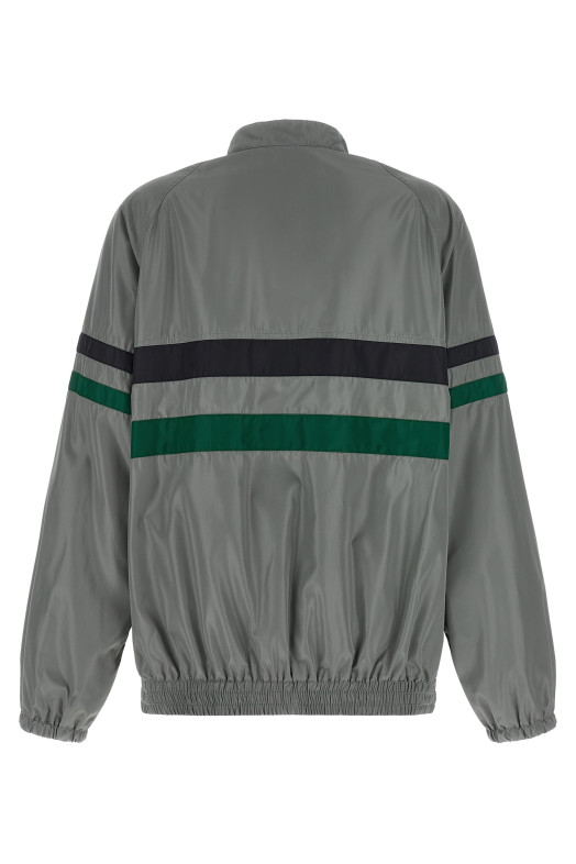 Silk blouson tec Gray