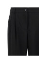 Брюки с двойной завязкой, черные DOLCE & GABBANA FTC17TFUBG3N0000