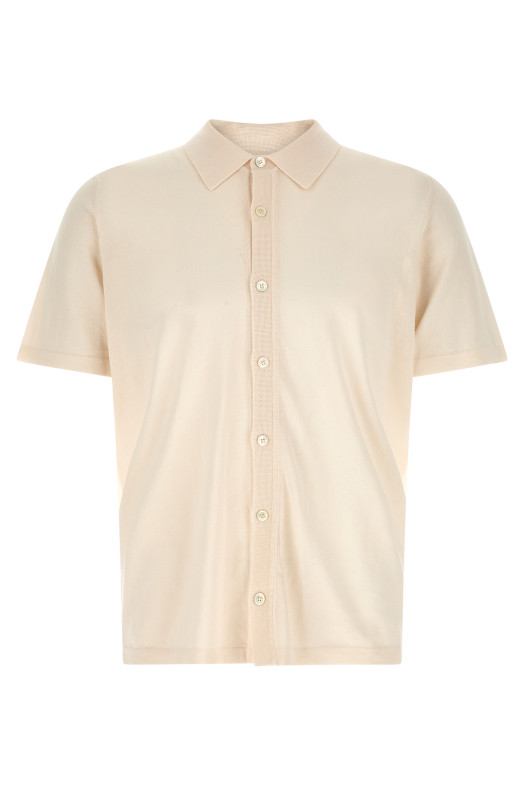 Knitted shirt White