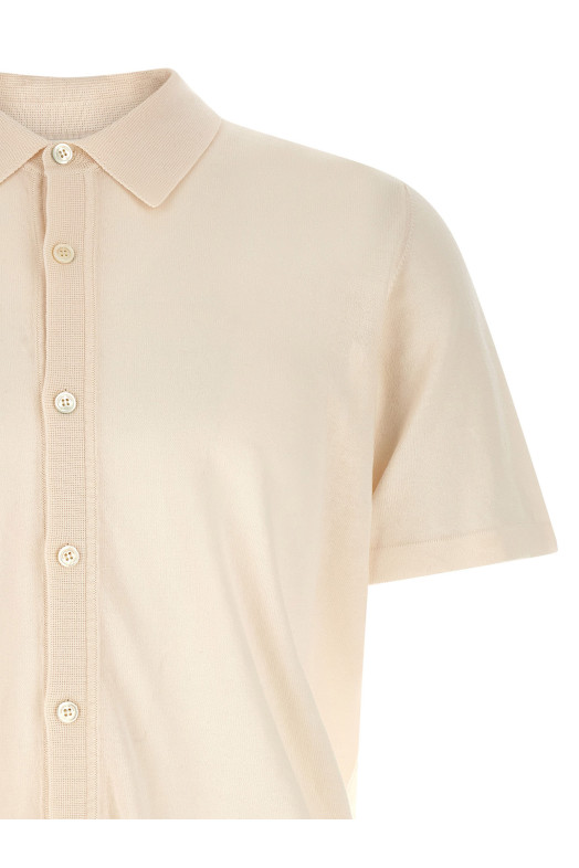 Knitted shirt White