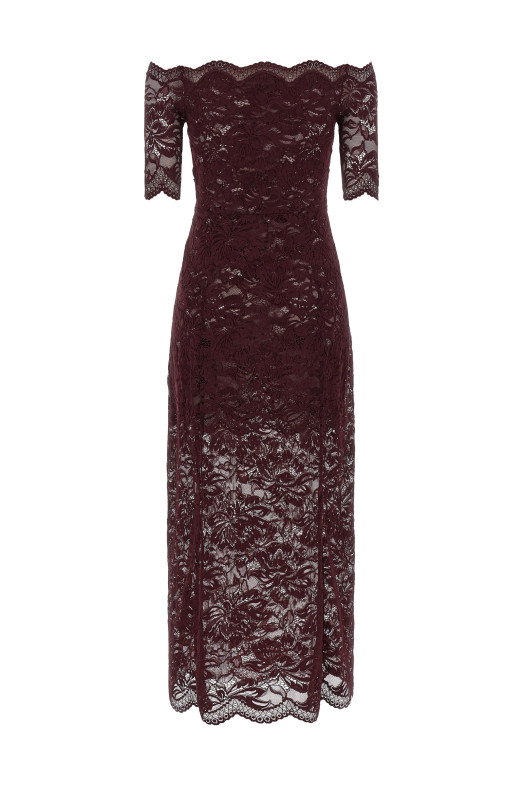 Lace dress Purple