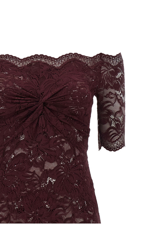 Lace dress Purple