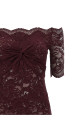 Lace dress Purple