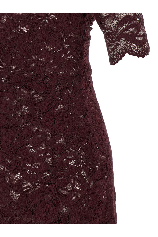 Lace dress Purple