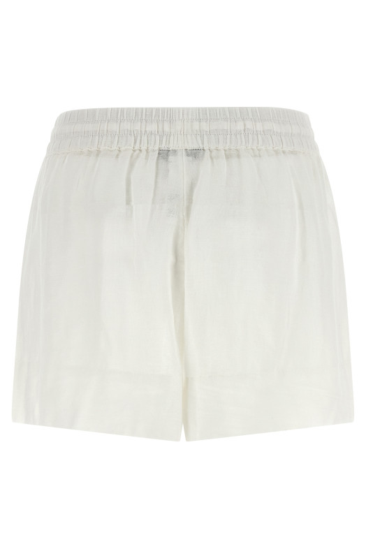Льняные шорты белого цвета POLO RALPH LAUREN 21664580CREAM
