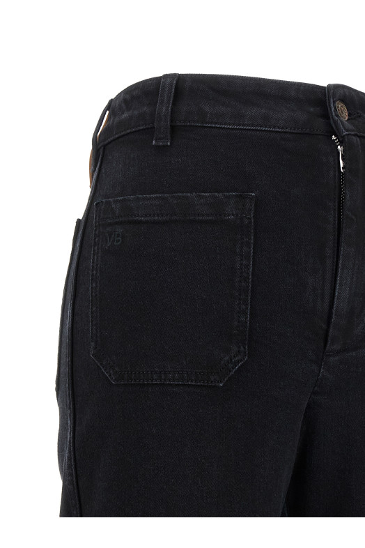 'Alina' jeans Black