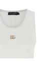 'DG' tank top White
