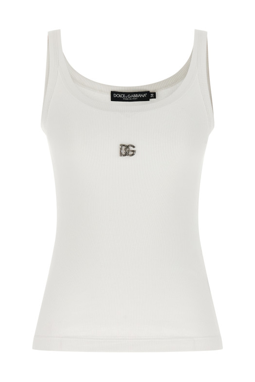 'DG' top White