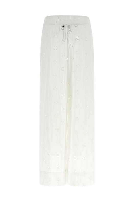 'Wrap' pants White