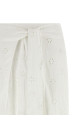 'Wrap' pants White