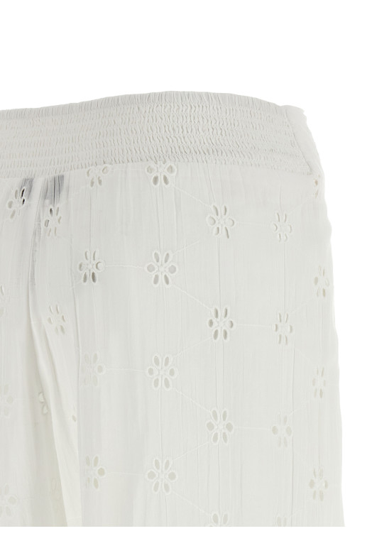 'Wrap' pants White