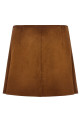 Suede skirt Brown