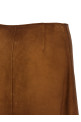 Suede skirt Brown