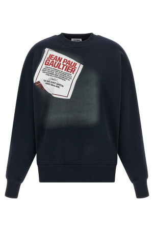 'The Blue Gaultier Label' sweatshirt Blue