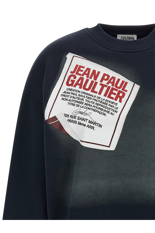 Свитшот «The Blue Gaultier Label» синего цвета 2504UTO371J003590130