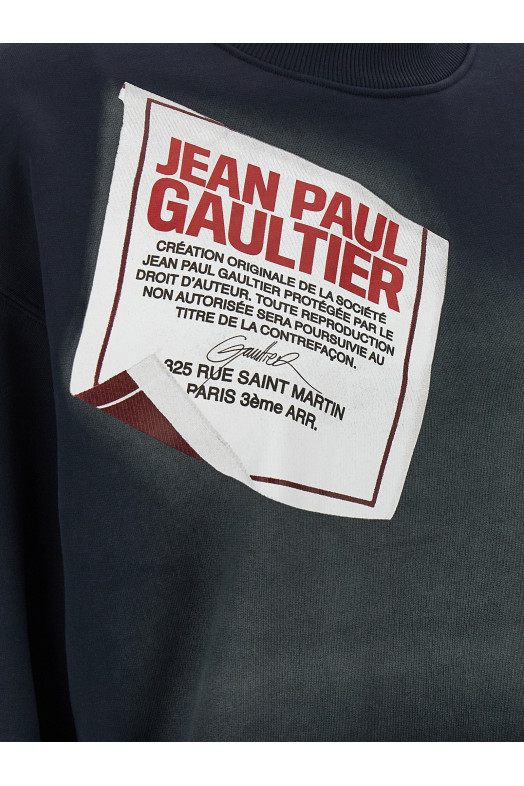Свитшот «The Blue Gaultier Label» синего цвета 2504UTO371J003590130