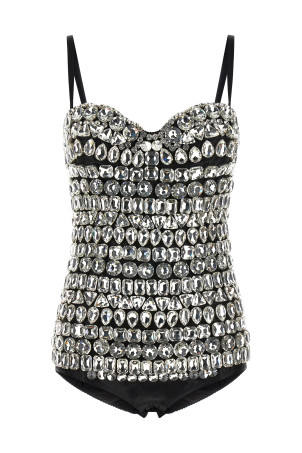 Кришталевий боді, срібний DOLCE & GABBANA F73O3ZGD0O8S8400