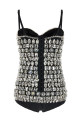 Боди из хрусталя, серебристого цвета DOLCE & GABBANA F73O3ZGD0O8S8400