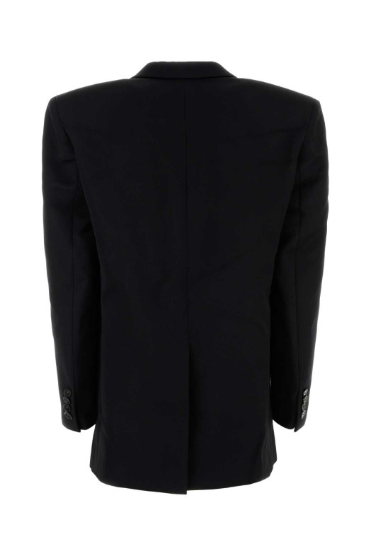 Черный шерстяной блейзер Black STELLA McCARTNEY (6501233EU780)