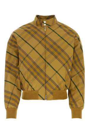 Embroidered cotton bomber jacket BURBERRY (8081418)