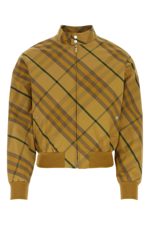 Embroidered cotton bomber jacket BURBERRY (8081418)