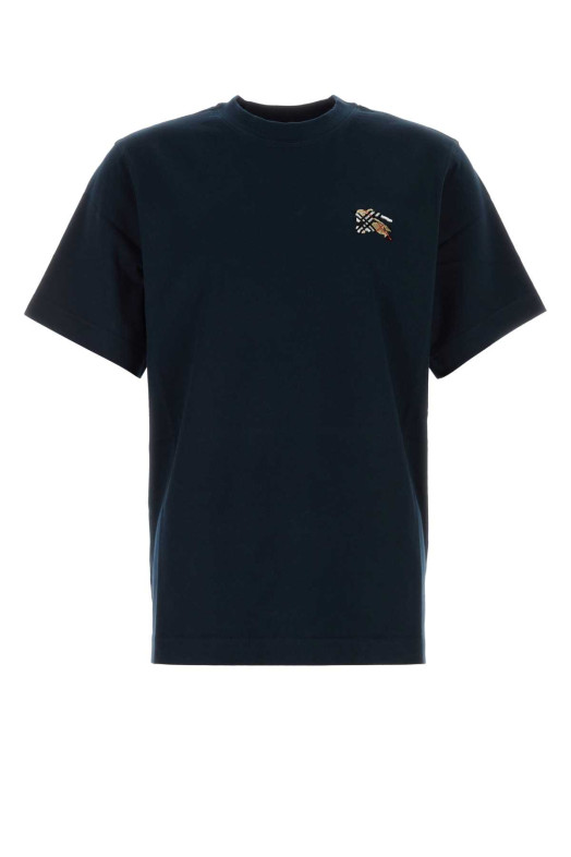 Midnight blue cotton t-shirt BURBERRY (8130144)
