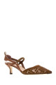 Brown mesh ColibrÃ¬ Lite pumps FENDI (8J8558AY0M)