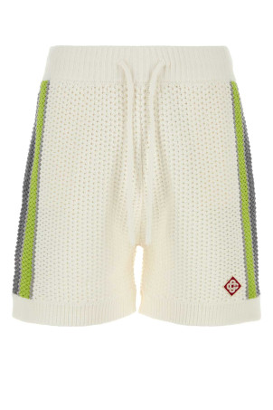 White crochet bermuda shorts White CASABLANCA (MSP26KW120801)