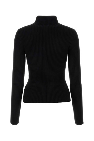 Black viscose blend sweater COURREGES (PERMPU022FI0001)