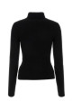 Черный свитер из вискозной смеси COURREGES (PERMPU022FI0001)